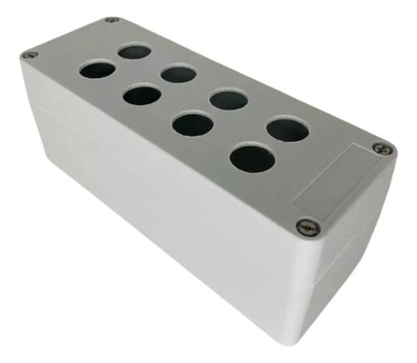 Botoeira 22mm Plastica 8 Furos Vazia Xapa2108 Schneider