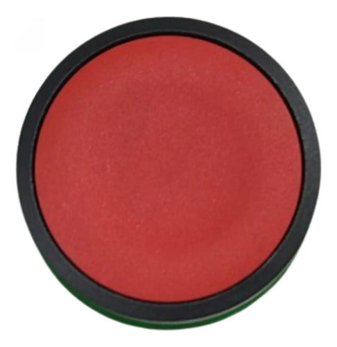 Botão Plástico Vermelho Zb5rta4 Schneider Vermelho -