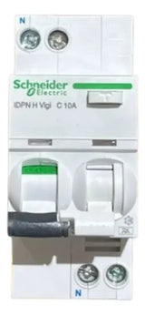 Disjuntor Diferencial 1p+n 10a 30ma 230v A9d37610 Schneider