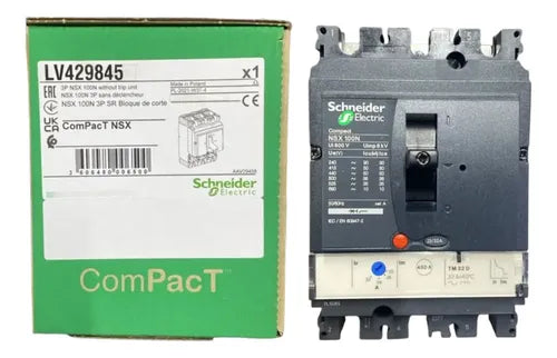 Disjuntor Tripolar 32a Nsx100n-tm32d Lv429845 Schneider