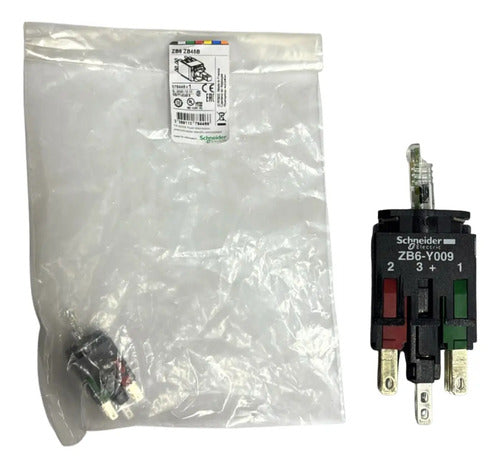 Corpo Para Botão 16mm Plástico Luminoso Zb6zb45b Schneider