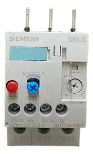 Relé De Sobrecarga Térmico 14-20a 3ru1126-4bb0 Siemens -