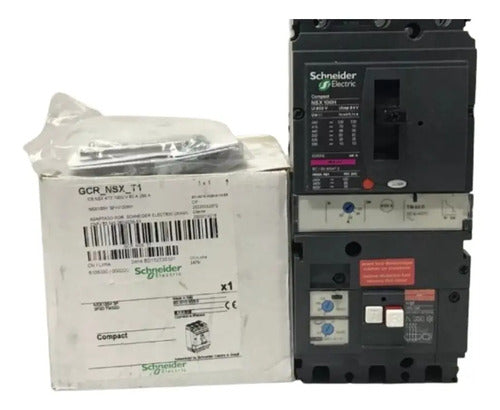 Disjuntor 3p 100a Vigi Nsx100h-tm100 Lv429670 + Lv429210