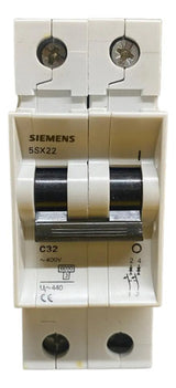 Disjuntor 2p 5sx2232-7 32a Siemens Novo!