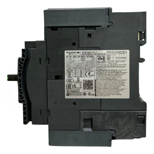 Disjuntor Termomagnetico 48-65a Gv3p65 Modelo Novo Schneider - 50/60hz
