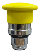 Botão Cogumelo 40mm Am + Bloco 1na+1nf Xb4bc55 Schneider Amarelo -