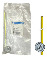 Kit Com 2 Peças: Haste Para Cabeçote Zcky51 Telemecanique Dourado 0