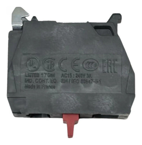 Kit Com 5 Peças: Bloco De Contato Zenl1121 Schneider