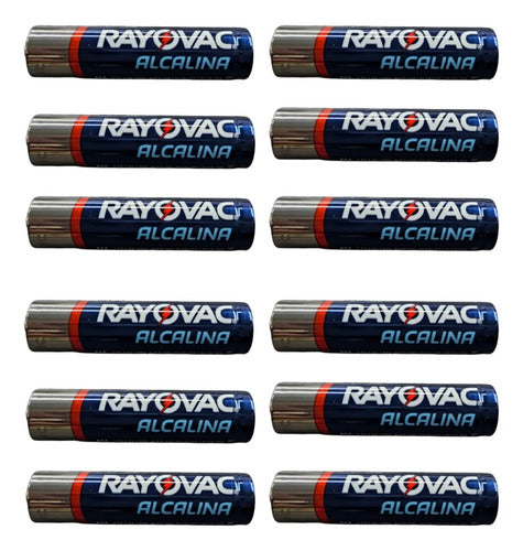 Pilha Rayovac Alcalina Aaa 1,5v Lr03 Kit Com 12 Peças