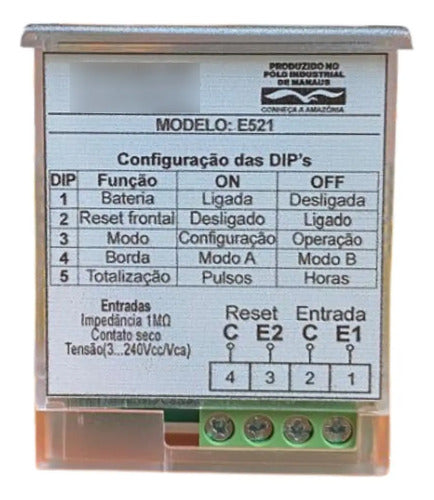 Contador Digital E521-d-p (e521) Coel