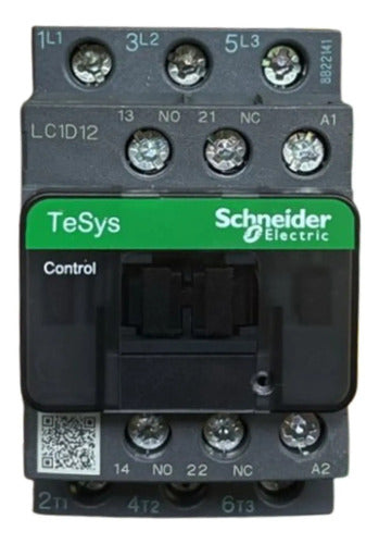 Contator Tesys 3p 12a 110vca 1na+1nf Lc1d12f7 Schneider 110vca
