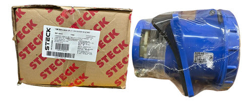 Tomada Embutir A4649 3p+t 125a 200/250v 9h Azul Ip67 Steck Azul