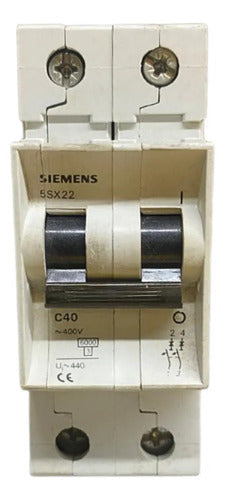 Disjuntor Bipolar 5sx2240-7 40a Siemens