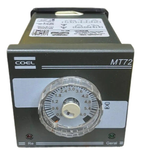 Rele Tempo Mt72w-r-dn 6seg/min 24/240v Coel -