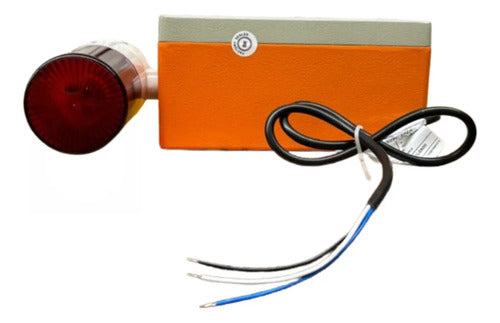 Alarme Audiovisual 100/201.bv 110/220vca 80db Ip54 Eaton Vermelho/amarelo