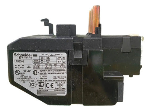Relé De Sobrecarga Térmica 80-104a Lrd3365 Schneider