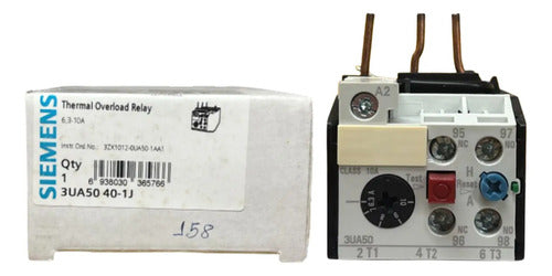 Rele Térmico 6,3-10a 3ua5040-1j Siemens -