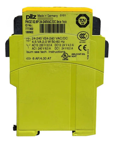 Relé Pnoz X2.8p 24-240vca/cc 777302 Pilz 24-240vca/cc