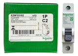 Kit Com 2 Peças: Disjuntor Unipolar Ez9f33102 2a Schneider
