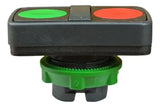 Kit Com 2 Peças: Cabeçote Vd/ Vm Zb5aa7340 Schneider Vermelho E Verde -