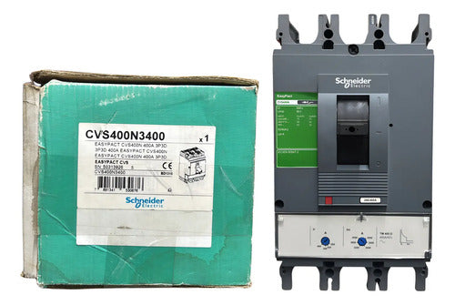 Disjuntor 3p Easypact Cvs400n Tm400d Cvs400n3400 Schneider - 50 60 Hz