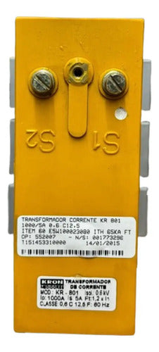 Transformador De Corrente Kr 801 1000/5a 60hz 0,6c12,5 Kron