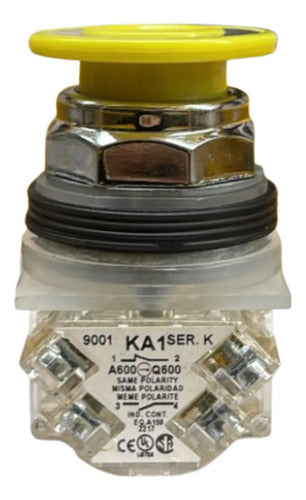 Botão 30mm Metálico Am Empurrar-puxar 9001kr9yh13 Schneider
