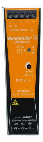 Fonte Chaveada 24v 3a 1469470000 Weidmuller