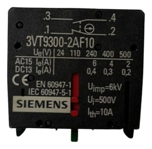 Bloco De Contato 1naf 3vt9300-2af10 Siemens
