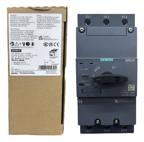 Disjuntor Automático 63a 3rv2342-4jc10 Siemens