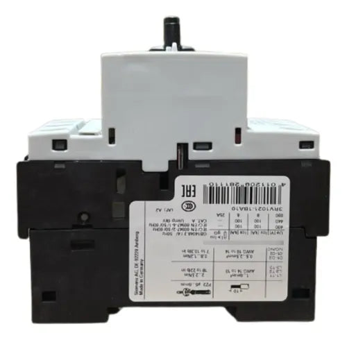 Disjuntor Motor 3rv1021-1ba10 1,4-2,0a Siemens