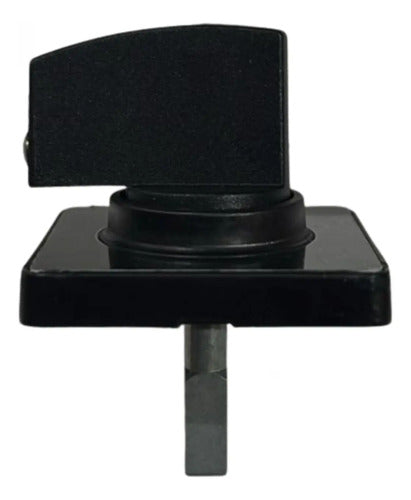 Manopla Knob Curto 45x45 Preta 4 Furos Kae1h Schneider
