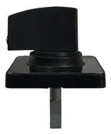 Manopla Knob Curto 45x45 Preta 4 Furos Kae1h Schneider