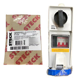 Tomada S4209b 32a 3p+t 200/250v Az Steck Azul