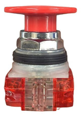 Botão Metálico 30mm 9001kr25rh8 2nf Vermelho Schneider Vermelho 2nf