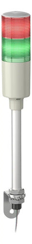 Coluna Luminosa Xvgm2 60mm Led Vm-vd 220v Schneider Vermelho E Verde 220 Vca