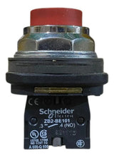 Botão 30mm 2na Vermelho Xb3bl411 Telemecanique