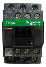 Contator Tesys 3p 18a 125vcc 1na+1nf Lc1d18gd Schneider 127v