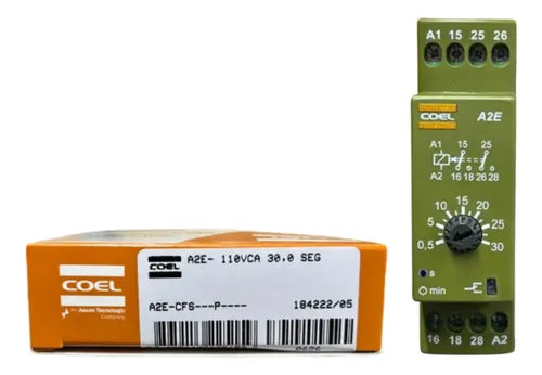 Rele De Tempo A2e-cfs 30 Seg 110vca Coel