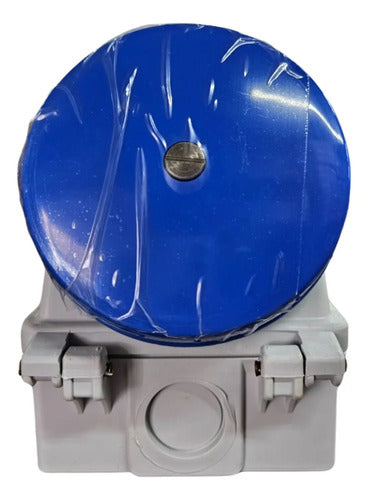 Tomada Sob Surelock S5209d 32a 200/250v 9h 3p + N + T Steck Azul