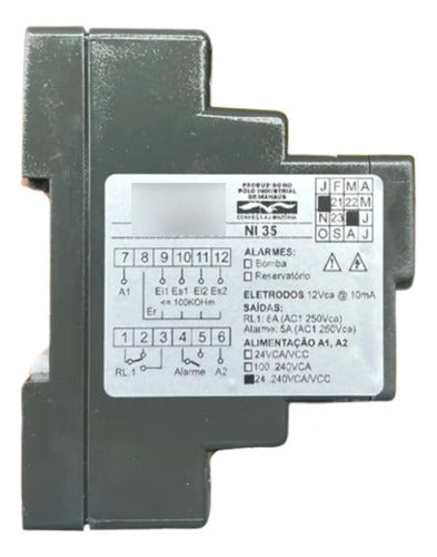 Relé Controle De Nível Ni35 Ni35w-p 24/240vca/cc Coel