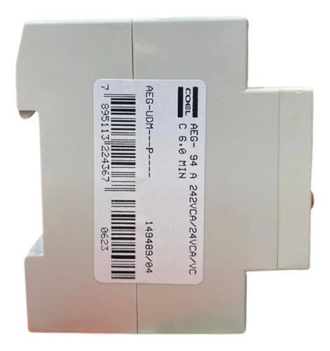 Rele Tempo Aeg 6,0min 94/242vca-24vca/vcc Coel 220-24vca Cc
