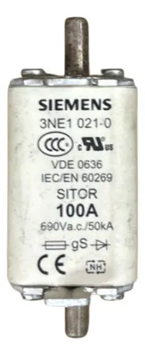 Elemento Fusível Sitor 3ne1021-0 100a Siemens 690v