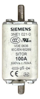Elemento Fusível Sitor 3ne1021-0 100a Siemens 690v