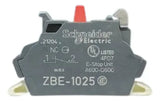 Kit Com 2 Peças: Bloco De Contato 1nf Zbe1025 Schneider