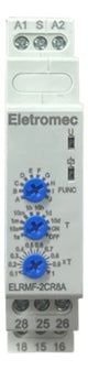 Relé Multifunção 8a 2naf 24-240v Elrmf-2cr8a Eletromec Eaton 24-240v Ca/cc