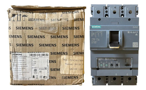 Disjuntor 3va2463-7hn32-0aa0 630a 110ka Siemens