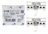 2x Bloco Contato Auxiliar Frontal 1na1nf Nhi-e-11-pkz0 Eaton Não Informado