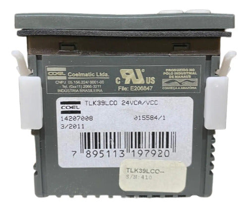 Controlador Temper Digital Tlk39lco 24v Coel