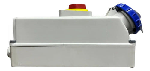 Tomada De Sobrepor 2p+t 63a 200/250v 6h Azul S3506b Bq Steck Azul